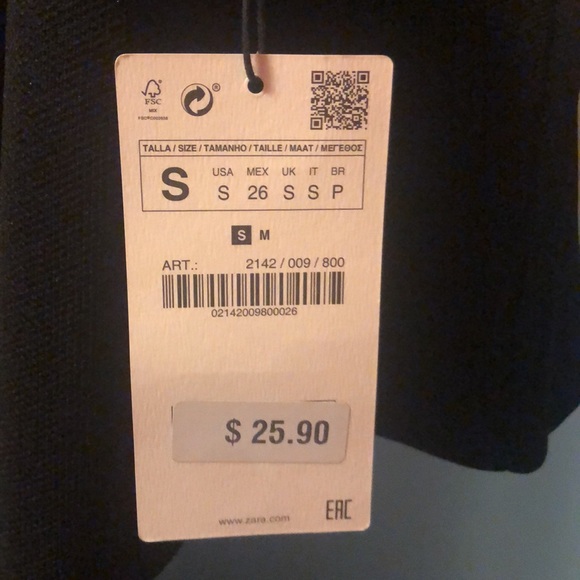 Zara Black Halter Strap Top - Picture 7 of 7